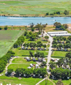 Aerial View of Delta Shores Resort & Marina