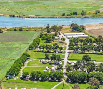 Aerial View of Delta Shores Resort & Marina